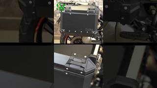 Panniers amp top box ZANA motorcycle motorcycleaccessories bikemodification adventuremotorcycle [upl. by Ubald]