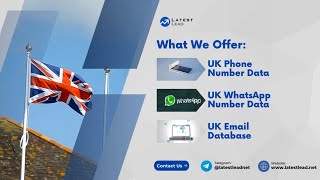 UK Phone Number List  UK WhatsApp Number Data  Latest Lead [upl. by Tybalt855]