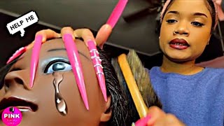 ASMR  Rude amp Extra Ghetto Hairstylist Does Your Hair  INSTANT REGRET [upl. by Northway]