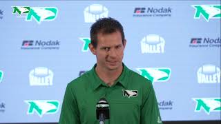 UND Football  Joel Schwenzfeier Weekly Press Conference  10724 [upl. by Pierrepont519]