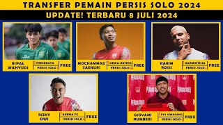 TERBARU DAFTAR TRANSFER PEMAIN PERSIS SOLO MUSIM 20242025 [upl. by Nitsid]