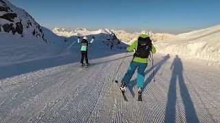 HochjochTotale  die längste Talabfahrt Vorarlbergs  Montafon [upl. by Moorish]