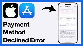 FIX Your Payment Method was Declined Update it or Add a New Payment Method and Try Again Error [upl. by Fransisco55]