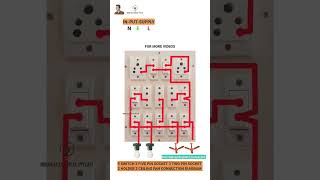 2 socket 9 switch 3 to pin wiring 8\10 switch board wiring diagram video shortvideo [upl. by Rotman510]