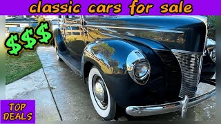 INCREDIBLY Classic Legends Reborn Must See Vintage Cars for Sale Ep50 [upl. by Cacilie980]