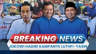 🔴BREAKING NEWS Jokowi Hadiri Kampanye Ahmad LuthfiTaj Yasin di Banyumas Sapa Warga Lewat Jeep [upl. by Ahsiekel]