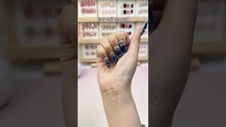 Press on nails for Easy remove and no damage nails pressonnails nailtutorial [upl. by Lustig]