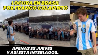 Locura Argentina en Brasil Es jueves y así está interlago por Franco Colapinto F1 radio [upl. by Moberg]