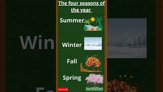 The seasons of the year easyenglishpath [upl. by Eceirehs]