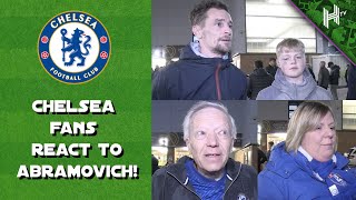 “Gutted devastated this will be my last game”  Chelsea fans upset at Abramovich sanctions [upl. by Adok]