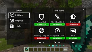 The Best UI Pack for Minecraft PE 121 [upl. by Odlabu739]