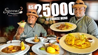 රු25000ක් දීලා කාපු කෑම  Best Fine Dining Experience in Colombo [upl. by Schulein]