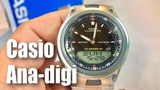 Casio AW80D1AVCB 10Year Battery AnaDigi Bracelet Watch Review [upl. by Aubrey]