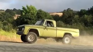 Dodge Power Wagon Dirt Launch and Panic Stop [upl. by Eibob658]