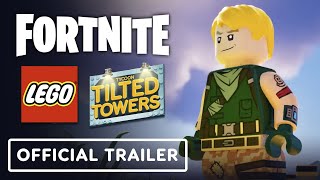 Fortnite  Official LEGO Tycoon Tilted Towers Trailer [upl. by Ognimod]