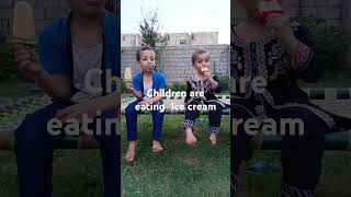 children are eating Ice cream cute entertainmentwithmusa cutebaby musa [upl. by Michelina818]