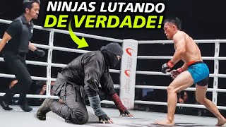 LUTADORES que SÃO NINJAS na VIDA REAL e FAZEM ISSO NAS LUTAS [upl. by Tihom]