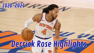 Derrick Rose  NBA Knicks highlights 20202021 season [upl. by Nyleimaj]