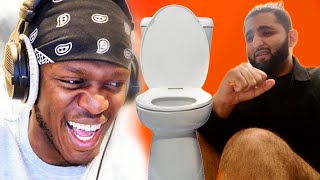 KSI REACTING TO bigbagofpotatoes  COMPILATION [upl. by Sirtemed]