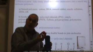 Chemistry Tutorial 134c Organic Reactions  Polymers [upl. by Assiralc]