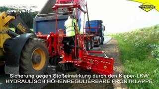 Seitenfertiger HYDROG DG1500 für den Banketteinbau und zur Strassenverbreiterung [upl. by Chap61]