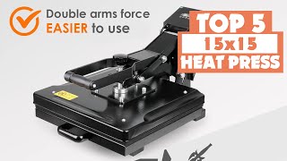 Top 5 Best 15x15 Heat Press Machine in 2023 [upl. by Elburr154]