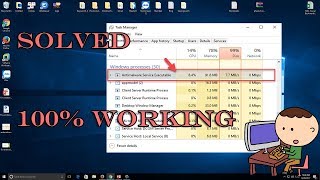 How To Solve Antimalware Service Executable High CPU Usage MsMpEngexe Problem in Windows 10818 [upl. by Jodoin]