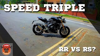 Triumph Speed Triple RR and Speed Triple RS  Test Ride [upl. by Annaert]