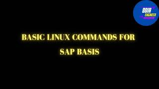 Linux Commands For SAP BASIS Part 1  SAPBASIS  Linux  ODIAENGINEER  odiaengineer [upl. by Yoral]