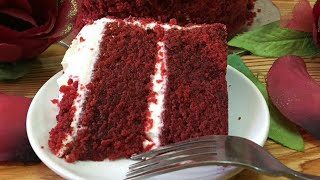 RED VELVET CAKE RECIPE  SUPER SIMPLE AND MOIST [upl. by Uuge]