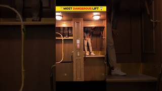 most dangerous lift  paternoster lift 🫨😱 shorts viral lift [upl. by Nuri736]