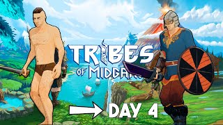 Tribes Of Midgard  Day 1 to Day 4 l PC Gameplay By Leeiff [upl. by Hogle]