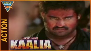 The Return Of Kaliya Hindi Dubbed Movie  JrNtr Powerful Action Scene  Eagle Hindi Movies [upl. by Deeas902]