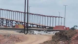 Kudachi  Bagalkot Railway Line in Progress newrailwaystation project railway train [upl. by Ahsiki]