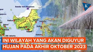 Wilayahwilayah yang Masuk Musim Hujan pada 2131 Oktober 2023 Ada Jawa hingga NTT [upl. by Siouxie448]