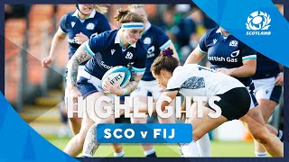 HIGHLIGHTS  Scotland v Fiji  Vodafone Series 2024 [upl. by Larimer]