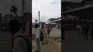 Kushalnagar bus stop full full rush [upl. by Neely477]