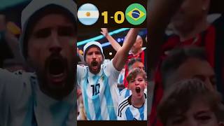 Argentina vs Brazil Match Euro 2024 football shorts youtube [upl. by Etnud]