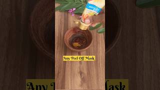 Homemade Peel Off Mask For Clean amp Clear Skin shortsfeed diy skincare youtubeshorts [upl. by Barrett]