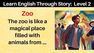 Learn English Through Story Level 2  Zoo  Short Story  Listening and Speaking Practice [upl. by Maddalena]