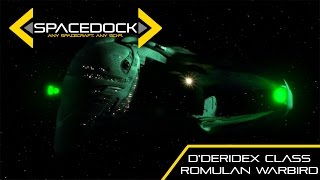 Star Trek Dderidex Class Romulan Warbird  Spacedock [upl. by Caffrey]