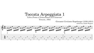 Johannes Hieronymous Kapsberger Toccata Arpeggiata [upl. by Yanarp]