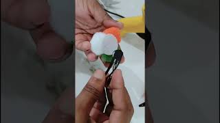 Independence Day hair clip  tic tak making [upl. by Jar]