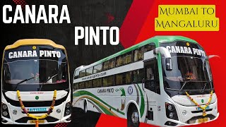 Canara Pinto by Jaswanth industries Mumbai to Mangaluru canarapinto bus [upl. by Saks]