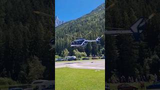 EC145 Choucas PGHM Chamonix fly flying gendarmerie shortvideo shorts army france chamonix [upl. by Tilly]