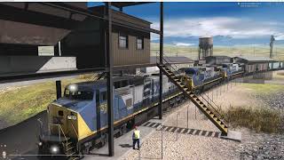 Trainz Railroad Simulator 2022 TRS22  GE CW408  Coal Transport  4K UHD [upl. by Alvar]