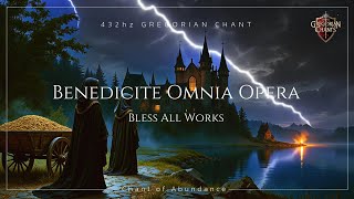 Abundance amp Gratitude ⛨ Benedicite Omnia Opera ✦ Gregorian Chant 432Hz [upl. by Dustman]