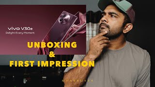 Vivo V30e  Unboxing amp First Impression  Is it a good Midrange Smartphone  Malayalam [upl. by Eciram122]