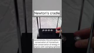 Newtons cradle Physics newton science shortsfeed shorts ykexp [upl. by Inness]