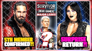 SHOCKING WWE SPOILERS SURVIVOR SERIES WAR GAMES 5TH MEMBERS LEAKED RHEA RIPLEYS HUGE RETURN [upl. by Argela885]